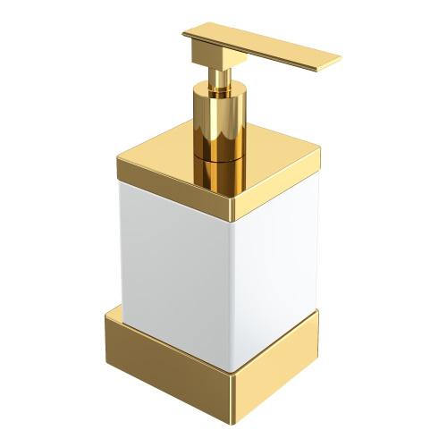 Дозатор жидкого мыла Boheme Qubic 10727-G