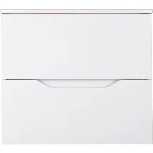 Тумба с раковиной Orange Line Li-60Tuw+Ra 60х50 подвесная цвет белый