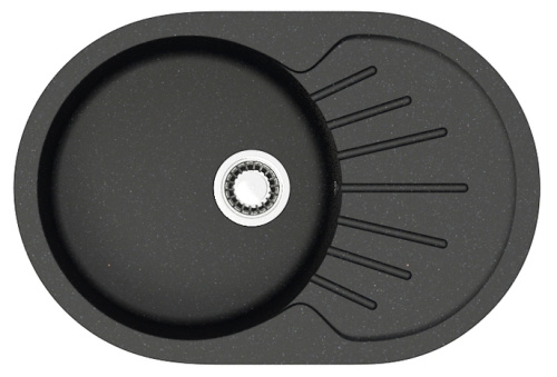 Мойка кухонная Azario FLORA CS00079913 73х45 цвет черный