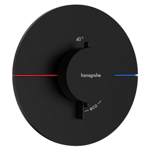 Смеситель Hansgrohe ShowerSelect Comfort S 15559670 настенный встраиваемый черный матовый