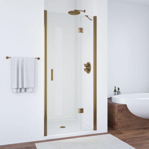 Душевая дверь Vegas-Glass AFP TUR+NOVO AFP TUR NOVO h1890 90 05 crystalvision R 90х190 стекло прозрачное профиль бронза