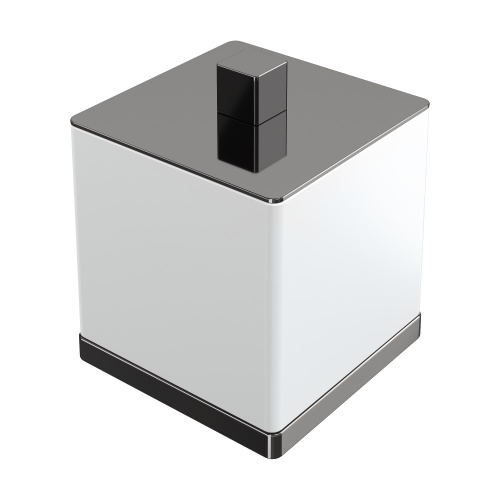 Стакан для ватных дисков Boheme Qubic 10964-SGM