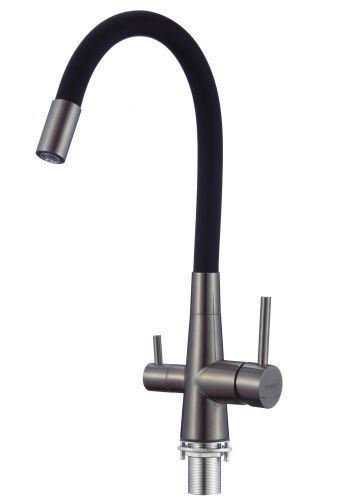 Смеситель для кухни Fmark FS1062-Q01 на мойку графит