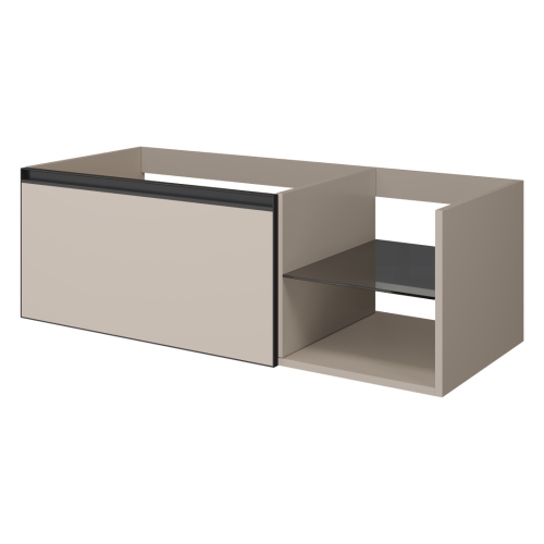 Тумба под раковину Armadi Art Quatro 790-M6-120-D-A 120х50х40 подвесная цвет бежевый