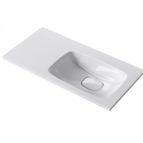 Раковина Aqwella Malaga Mal.09.04.D-R 90 92х45 встраиваемая цвет белый