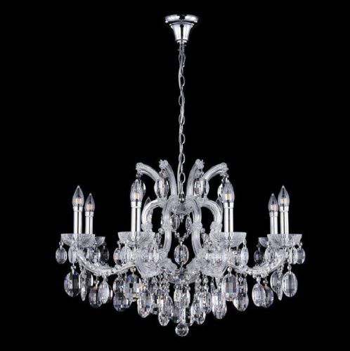 Люстра подвесная Crystal Lux Hollywood Chrome (Холлывоод Цхроме) Hollywood SP8 Chrome