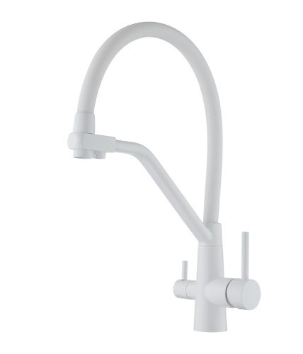 Смеситель для кухни Fmark FS0662-W на мойку белый