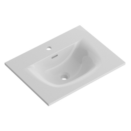 Раковина Cezares MOLVENO 61 см CZR-8099-60 подвесная цвет белый глянцевый