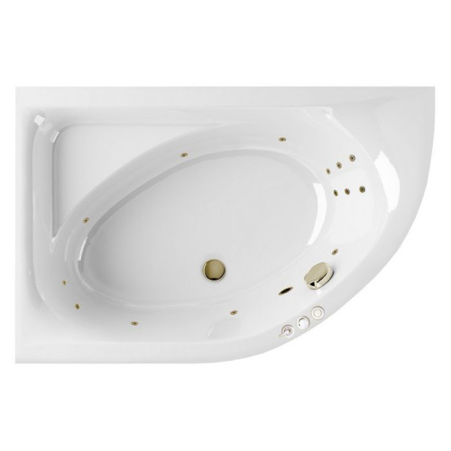 Ванна гидромассажная Excellent AQUARELLA WAEX.ARL15.SMART.BR 150х100  асимметричная