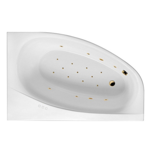 Ванна акриловая гидромассажная Excellent KAMELEON WAEX.KMP17.RELAX.GL 170х110 пристенная асимметричная с каркасом