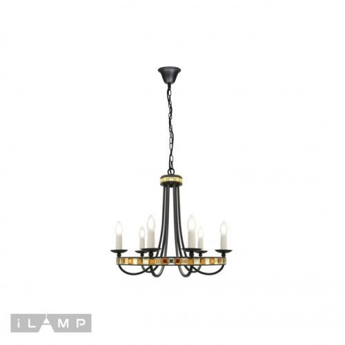 Люстра подвесная iLamp Dream (Дреам) 10190-6P BK