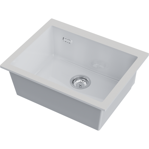 Кухонная мойка Omoikiri Omishima 60-U 4997512 60х20 цвет белый поверхность глянцевая