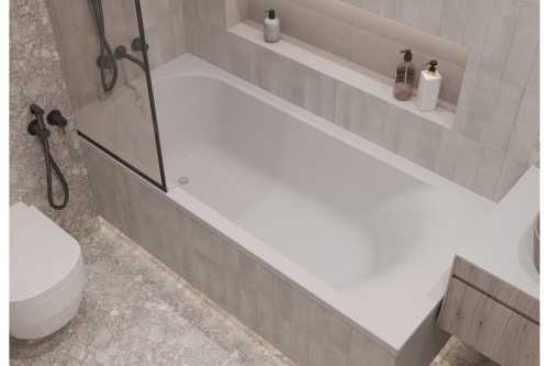 Ванна акриловая Relisan Eco Plus Гл000025995 170х70 пристенная прямоугольная