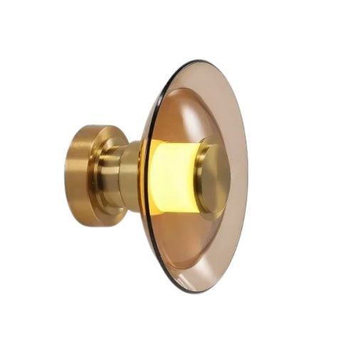 Светильник настенно-потолочный Delight Collection 8665W/S gold/amber
