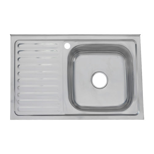 Кухонная мойка Melana 014 t R (*10) 80x50 цвет хром
