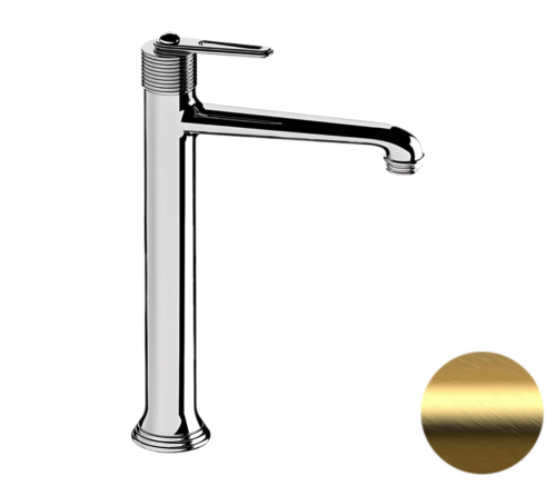 Смеситель Daniel Brooklyn BY607BDP на раковину брашированное золото