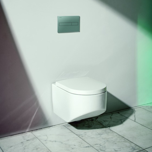 Чаша унитаза подвесная Laufen Sonar 8.2034.1.000.000.1 цвет белый без сиденья безободковая смыв торнадо