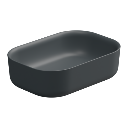 Раковина GSG Ceramic Design Hit! 60см HILAVRE60028 накладная цвет черный