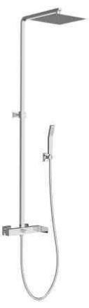 Душевая стойка BelBagno ARLIE ARL-DOCM-CRM настенная хром