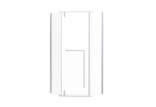 Душевой уголок Esbano SURF ESOGS90PRC 90х90 стекло прозрачное профиль хром глянцевый без поддона