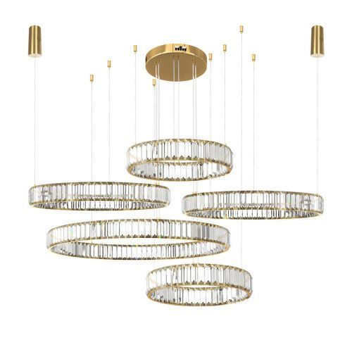 Люстра подвесная Loft It Crystal ring 10135/5 Gold