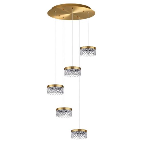 Люстра каскадная Odeon Light Fivre (Фивре) 5032/30L