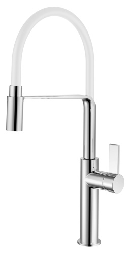 Смеситель для кухни Rush MS9035-35White на мойку хром