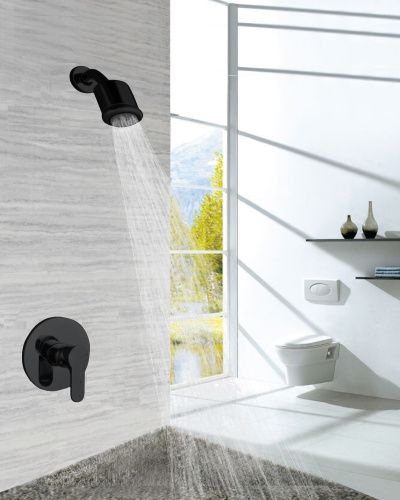 Душевая система ALMAes Bartin TVZ-0895 встраиваемая цвет черный