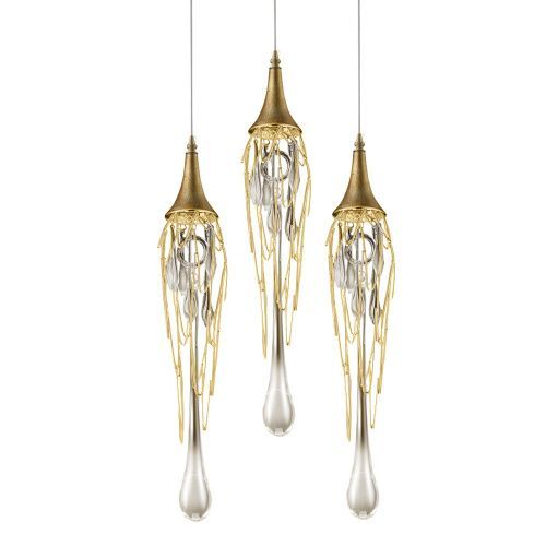 Светильник подвесной Delight Collection Goddess Tears (Годдесс Теарс) P68009L-3/R gold
