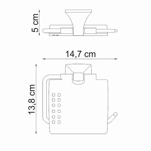 Бумагодержатель WasserKRAFT 2525 - фото 4