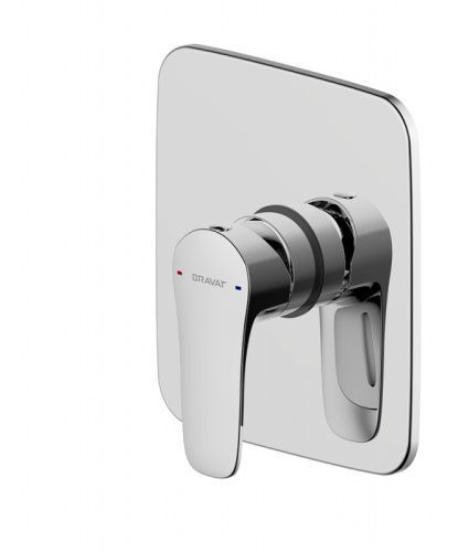 Смеситель для душа Bravat Source PB8173218CP-ENG встраиваемый в стену хром