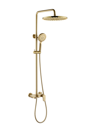 Душевая стойка Boheme Spectre 458-MG настенная цвет золото матовое