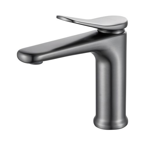 Смеситель Shevanik S4701T на раковину оружейная сталь