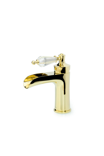 Смеситель Boheme Vogue 211-SW на раковину золото