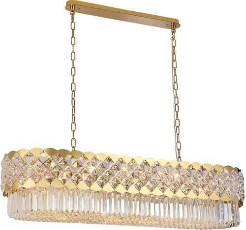 Люстра подвесная Newport 8300 8300/120 oval gold polished