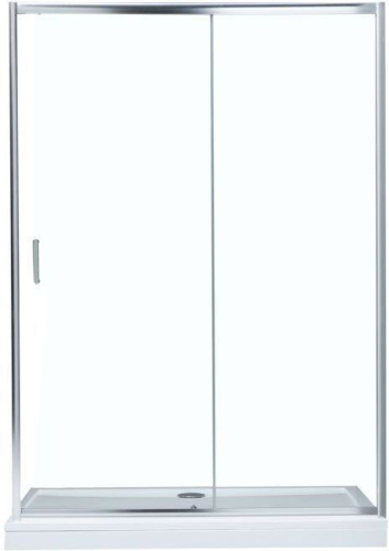 Душевая дверь Aquanet SD-1400A 140х190 стекло прозрачное профиль хром глянцевый