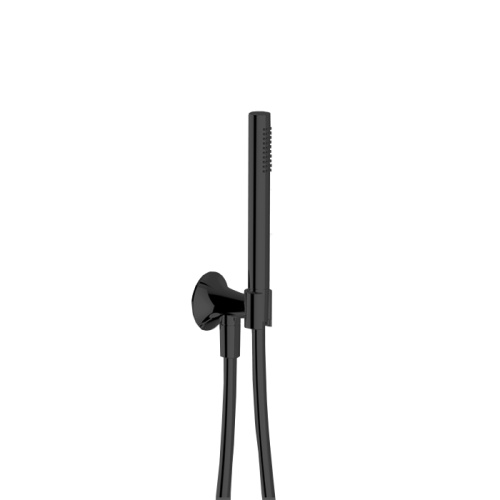 Душевой гарнитур Cisal Vita VI00303340 настенный  черный матовый