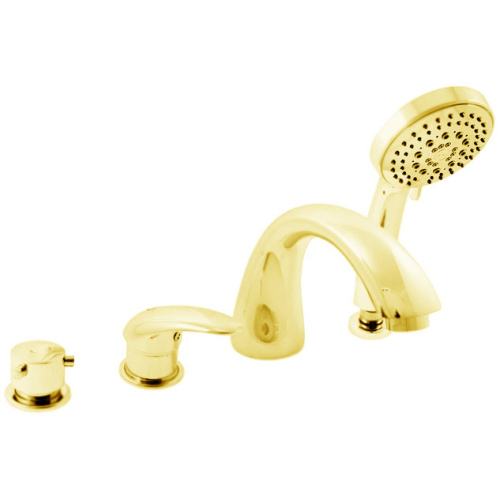 Смеситель RavSlezak D469.5PZ на борт ванны золото