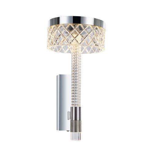 Бра Delight Collection Diamond cut (Диамонд цут) MB21020075-1A chrome