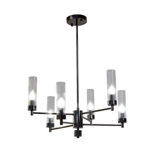 Люстра на штанге AM Group Indigo (Индиго) INDIGO SP6 PEARL BLACK