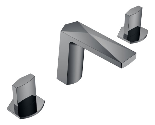 Смеситель Boheme Venturo 150-SGM-ICE встраиваемый графит глянцевый