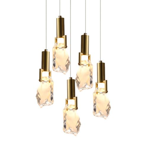 Светильник подвесной Delight Collection OWD500-5 gold