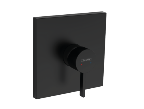 Смеситель Hansgrohe Finoris 76615670 настенный встраиваемый черный матовый без термостата