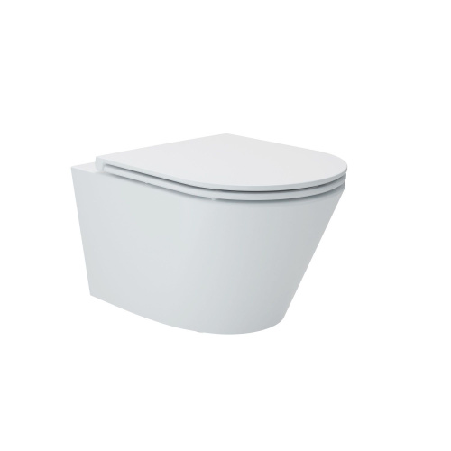 Унитаз подвесной Art&Max Bari AM822-V/SC белый с сиденьем микролифт смыв торнадо