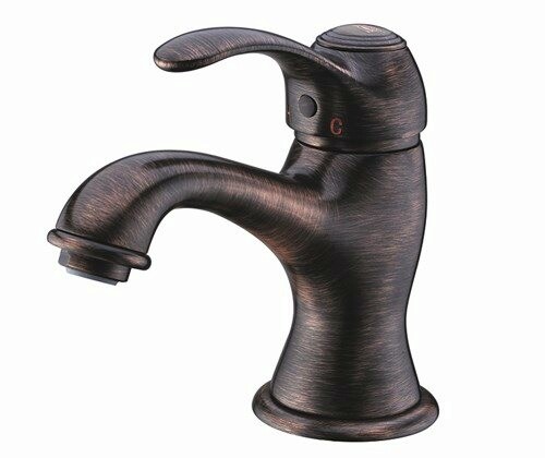 Смеситель WasserKRAFT Isar 1300 1303 на раковину бронза