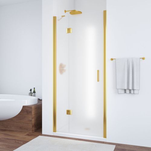 Душевая дверь Vegas-Glass AFP TUR+NOVO AFP TUR NOVO h1890 90 09 10 L 90х190 стекло матовое профиль золото