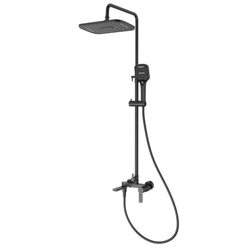 Душевая стойка Splenka S06.24.06 настенная цвет черный