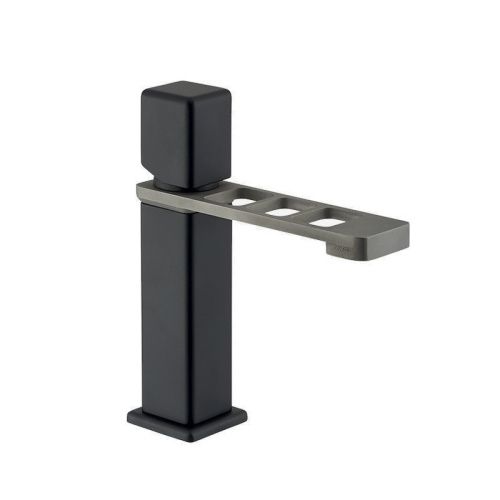 Смеситель Webert OX830102441 на раковину черный/сталь