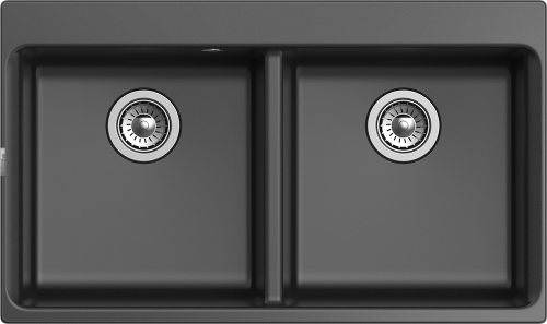 Кухонная мойка Rivelato AXEL X-90-2D antracite 87х52 цвет антрацит