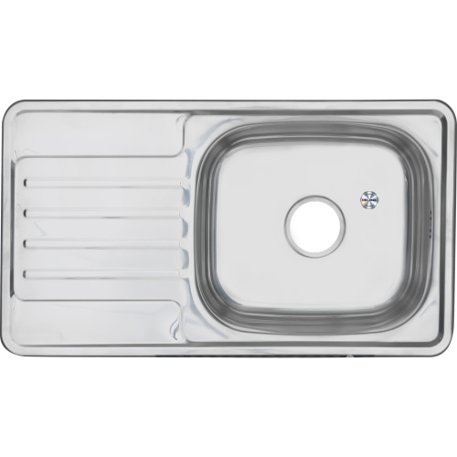 Кухонная мойка Melana 221 t (*10) 76x42 цвет хром
